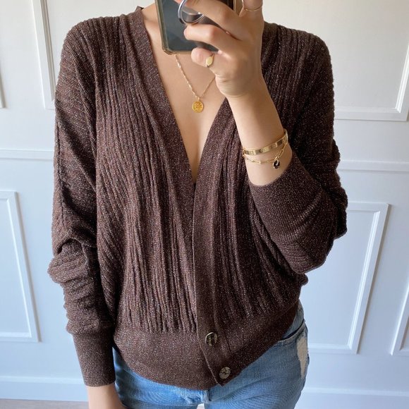 Zara Sparkle Cardigan Size Small - Picture 5 of 9